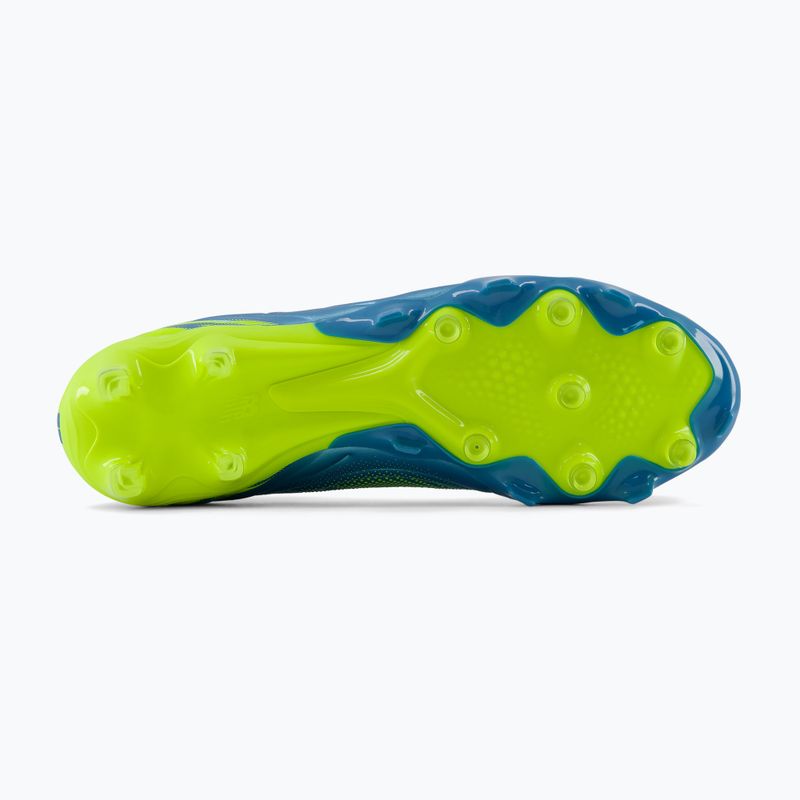 Football boots New Balance Tekela Pro Low V5 FG metallic blue/alkaline green/Team Navy 3