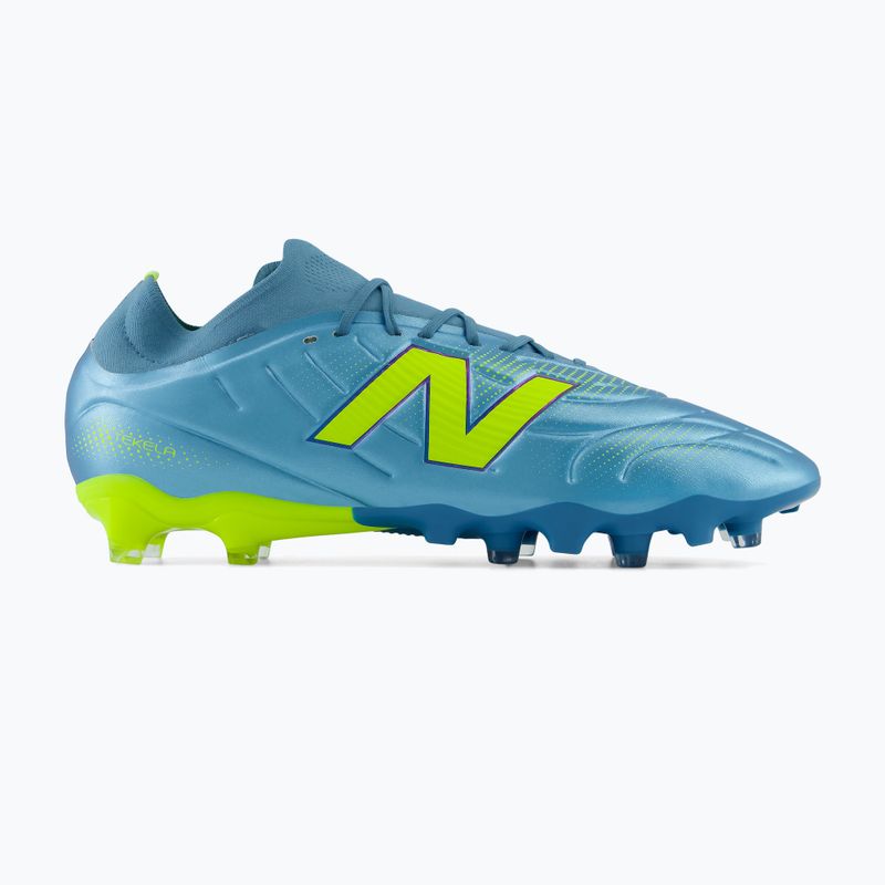 Football boots New Balance Tekela Team Low V5 FG metallic blue/alkaline green/team navy 2