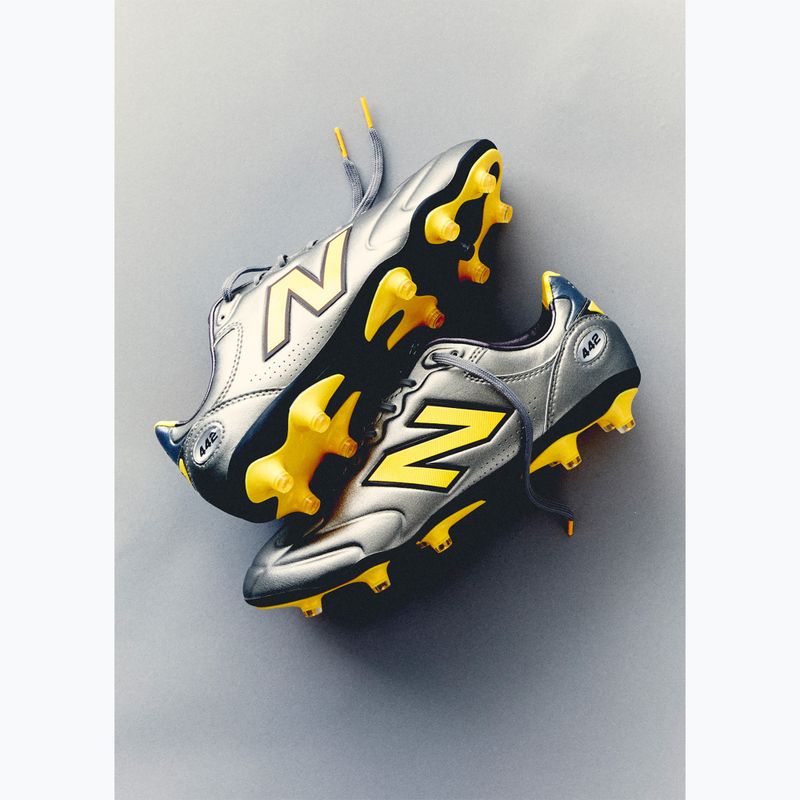 Football boots New Balance Elite Knit V3 FG grey 7