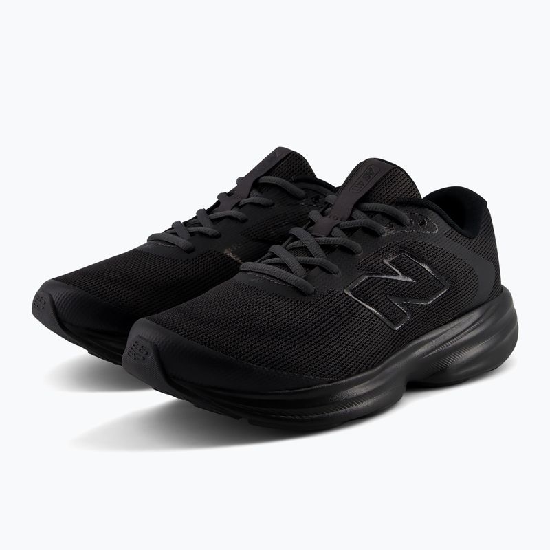 Men's running shoes New Balance 411's V4 black/black metallic/black cement 4