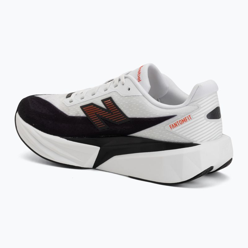Men's running shoes New Balance FuelCell Rebel V5 white/neo flame 3