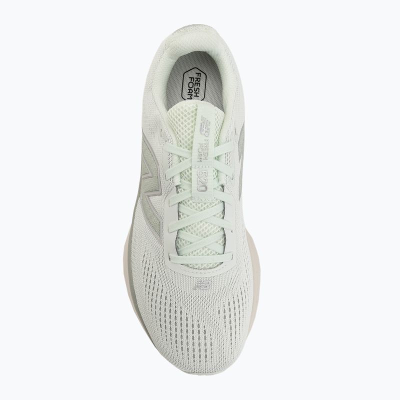 Women's running shoes New Balance Fresh Foam 520's V9 mint water/lone star grey/silver metallic 5