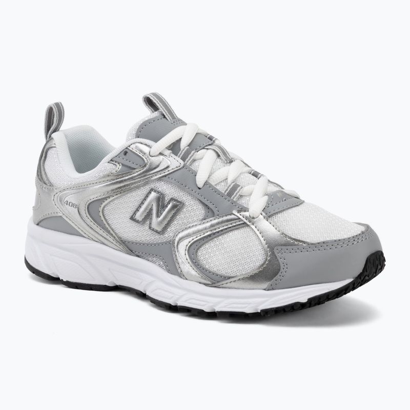 Shoes New Balance 408's V1 lone star grey/bayberry/silver metallic
