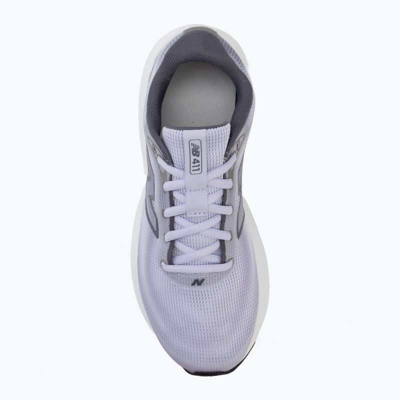 Women's running shoes New Balance 411's V4 neptune grey/smoked violet 5