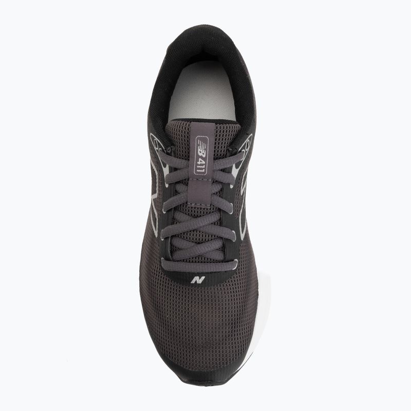 Women's running shoes New Balance 411's V4 black/magnet/silver metallic 5