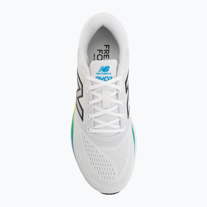 Men's running shoes New Balance Fresh Foam Evoz V4 white/black/altitude 5