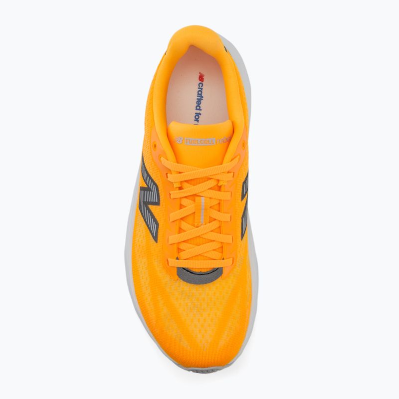 Men's running shoes New Balance FuelCell Rebel V5 satsuma orange/grey matter 5