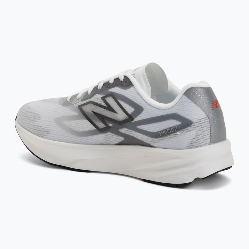 Men's running shoes New Balance FuelCell Flite-R V1 white/slate grey/neo flame 3
