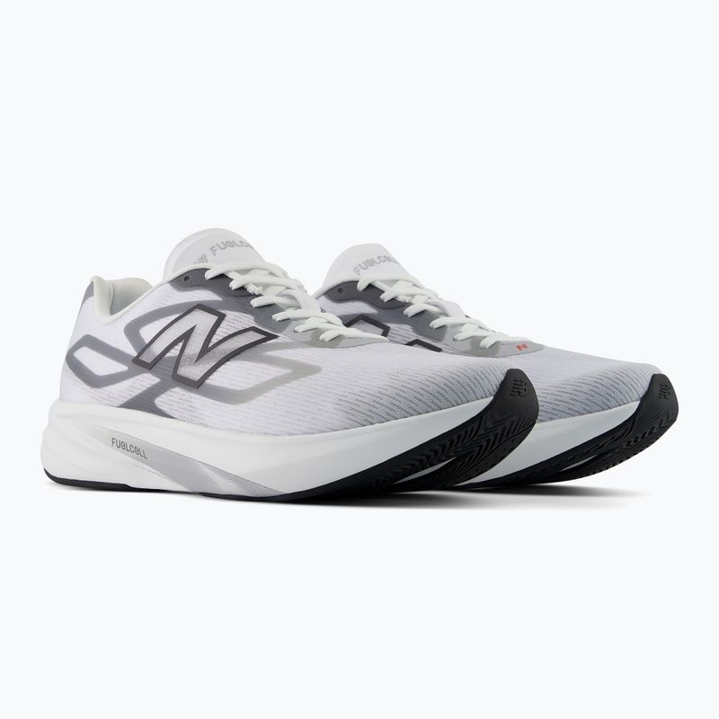 Men's running shoes New Balance FuelCell Flite-R V1 white/slate grey/neo flame 4
