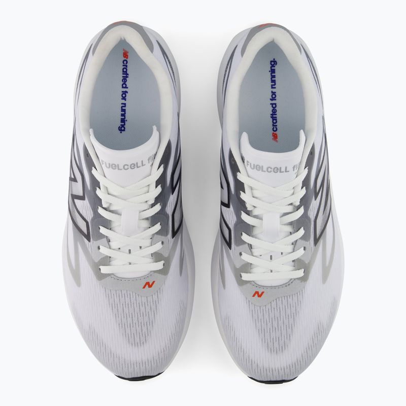 Men's running shoes New Balance FuelCell Flite-R V1 white/slate grey/neo flame 7