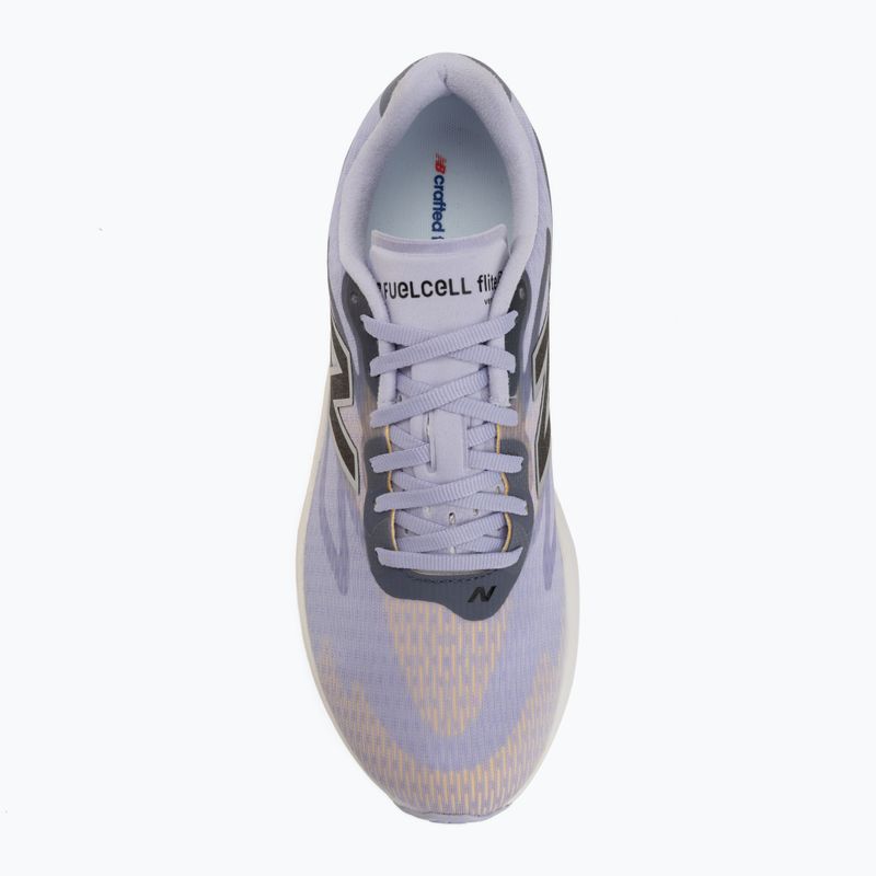 Men's running shoes New Balance FuelCell Flite-R V1 smoked violet/satsuma orange/meteorite 5