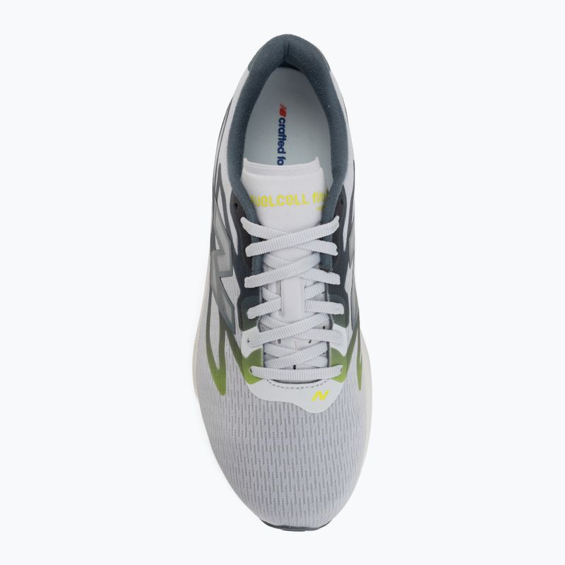 Men's running shoes New Balance FuelCell Flite-R V1 fresh air/shadow blue/alkaline green 5