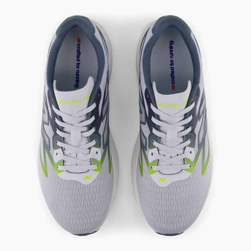 Men's running shoes New Balance FuelCell Flite-R V1 fresh air/shadow blue/alkaline green 7