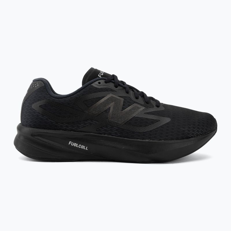 Men's running shoes New Balance FuelCell Flite-R V1 black/black cement/bright mint 2