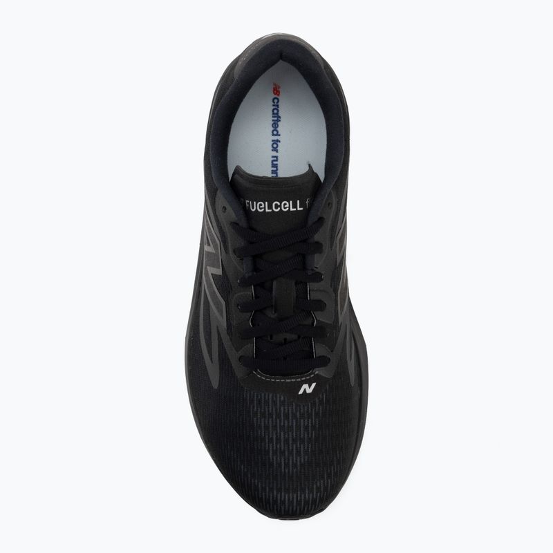 Men's running shoes New Balance FuelCell Flite-R V1 black/black cement/bright mint 5
