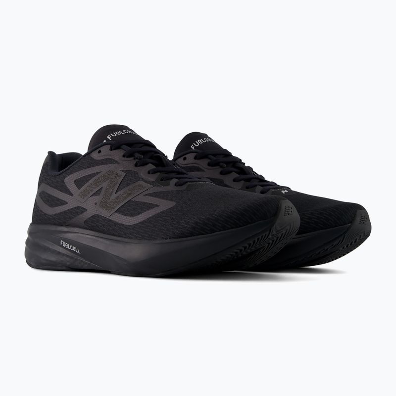 Men's running shoes New Balance FuelCell Flite-R V1 black/black cement/bright mint 4