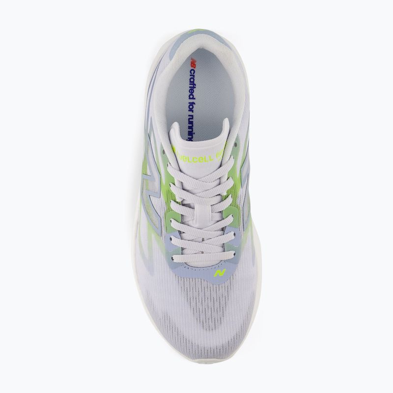 Women's running shoes New Balance Flite-R V1 fresh air/light arctic grey/alkaline green 5