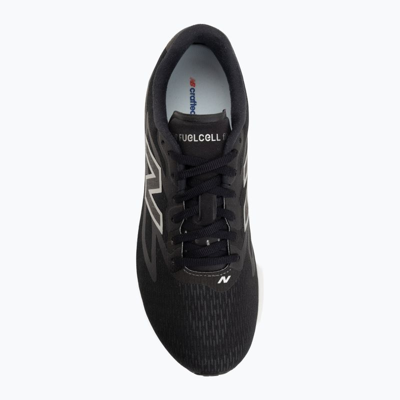 Women's running shoes New Balance Flite-R V1 Black/black metallic/bright mint 5
