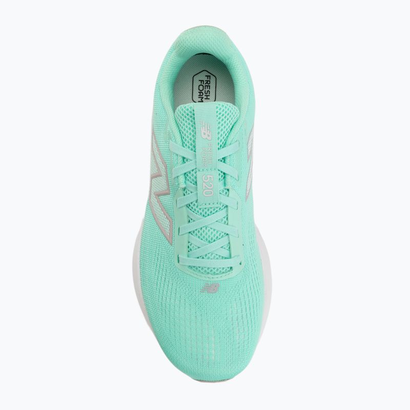 Women's running shoes New Balance Fresh Foam 520's V9 green 5