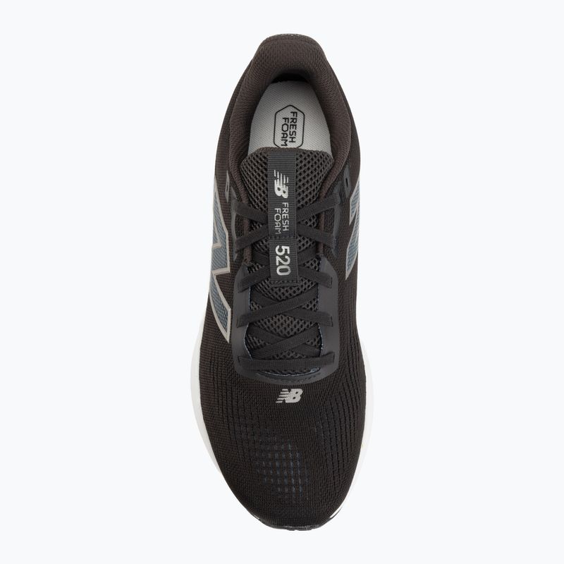 Men's running shoes New Balance Fresh Foam 520's V9 black/shadow blue/dark silver metallic 5