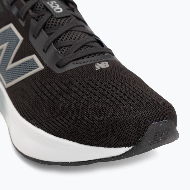 Men's running shoes New Balance Fresh Foam 520's V9 black/shadow blue/dark silver metallic 7