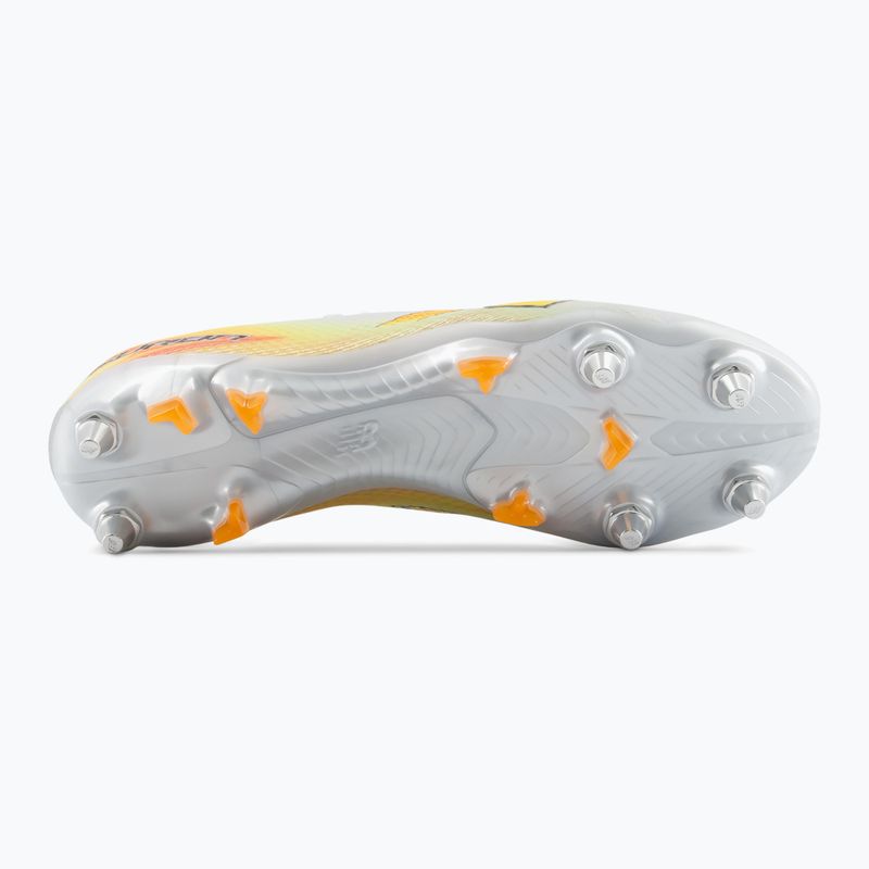 Football boots New Balance Furon Elite V9 SG fresh air/satsuma orange 4