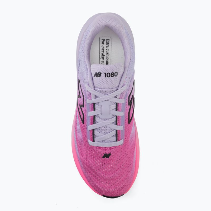 Women's running shoes New Balance 1080's V15 smoked violet/pink heat/black 5