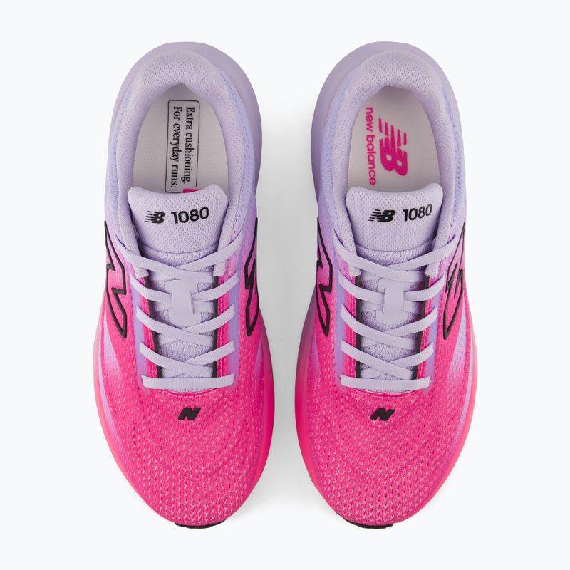 Women's running shoes New Balance 1080's V15 smoked violet/pink heat/black 5