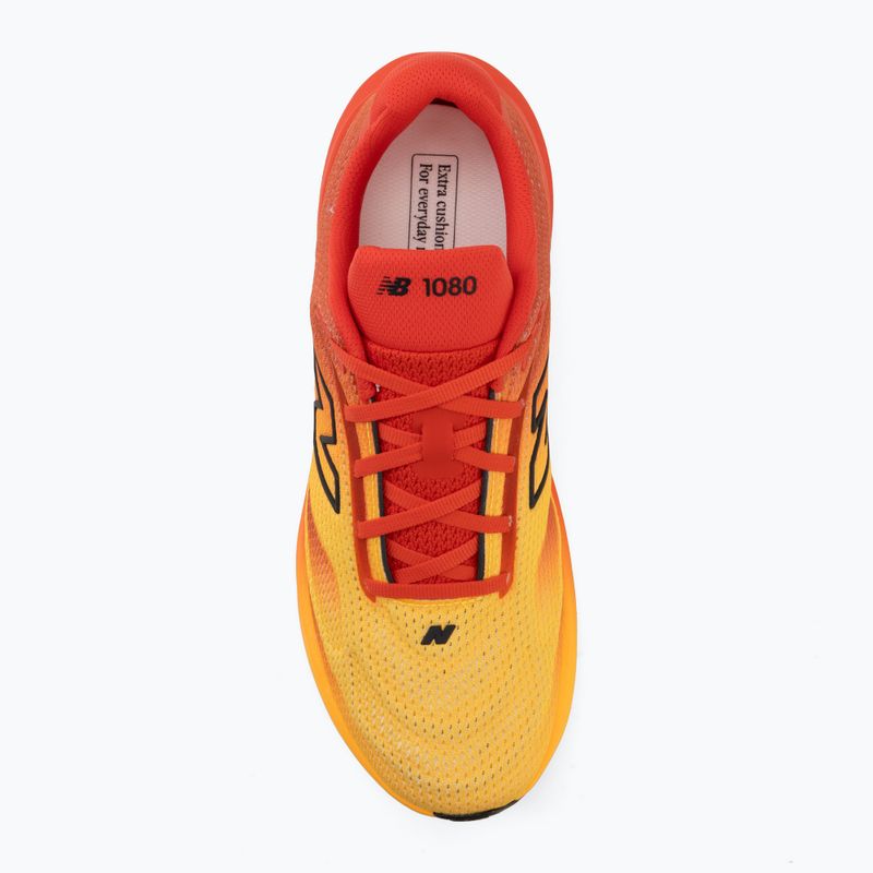 Men's running shoes New Balance 1080's V15 satsuma orange/neo flame/black 5