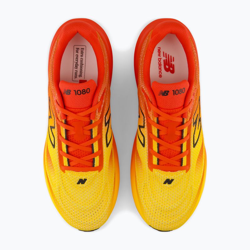 Men's running shoes New Balance 1080's V15 satsuma orange/neo flame/black 4