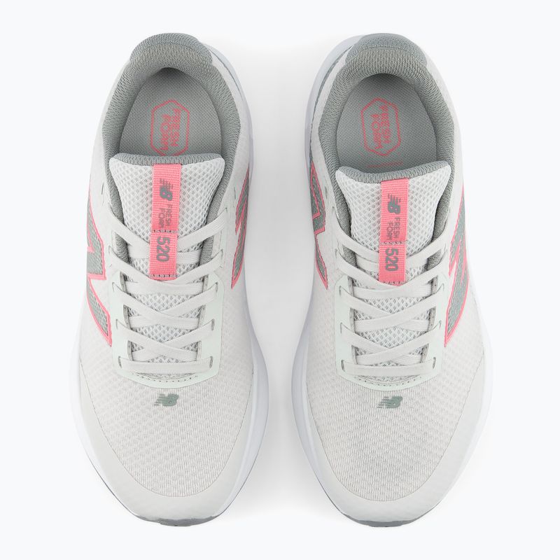 Children's running shoes New Balance 520's Lace V9 grey matter/signal pink 7