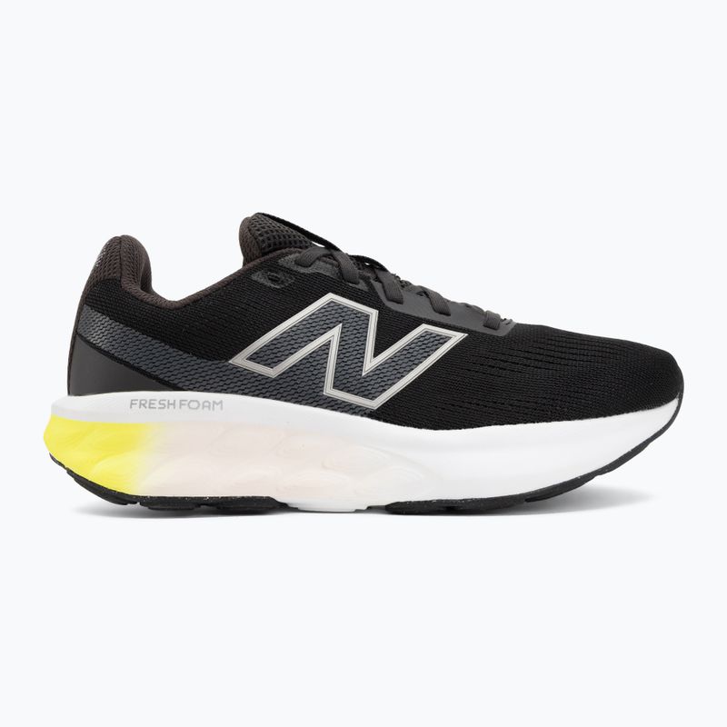 Women's running shoes New Balance Fresh Foam 520's V9 black cement/dark silver metallic/pink salt 2