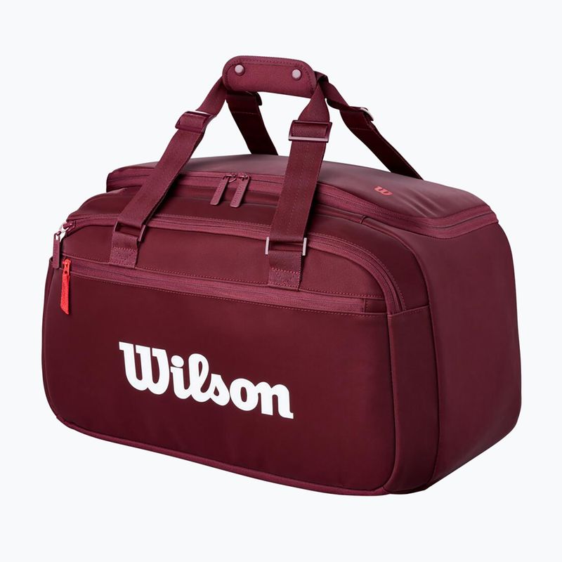 Tennis bag Wilson Defyer Small Tennis Duffel V1 red