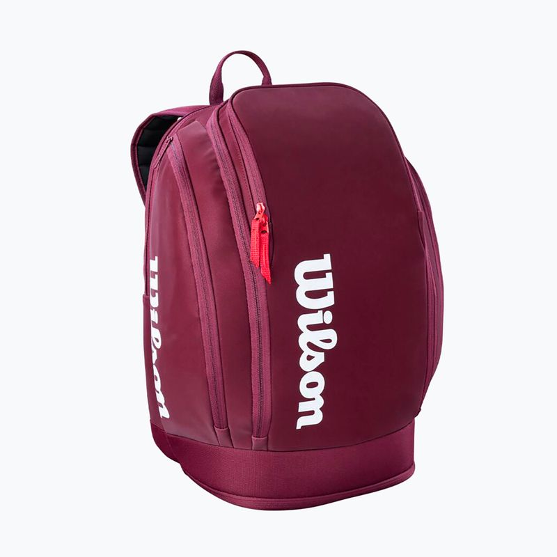 Tennis backpack Wilson Defyer Tennis Backpack V1 red