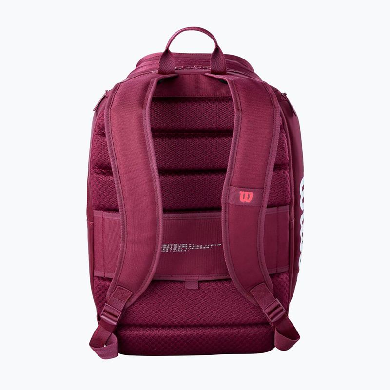 Tennis backpack Wilson Defyer Tennis Backpack V1 red 2
