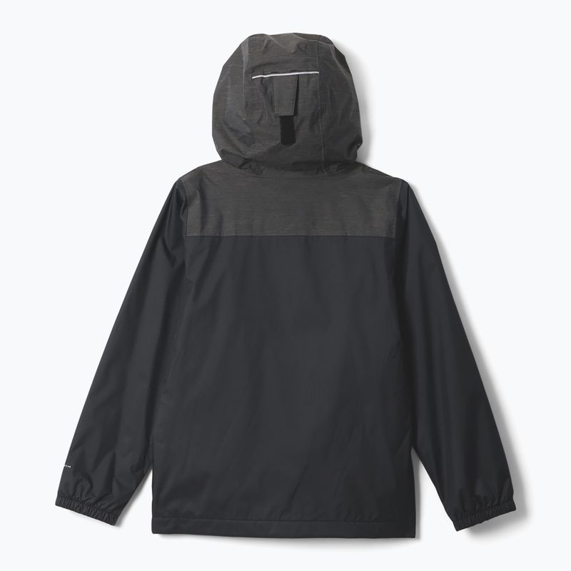 Children's rain jacket Columbia Rainy Trails III Fleece Lined black 2