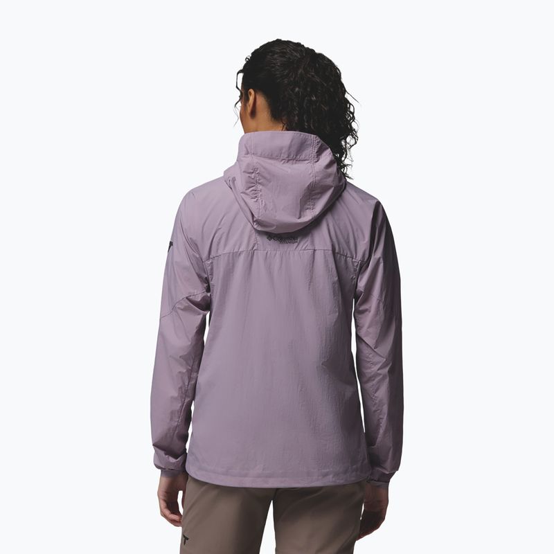 Women's wind jacket Columbia Khyex Pro Wind shale purple 3