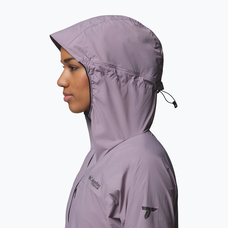 Women's wind jacket Columbia Khyex Pro Wind shale purple 7