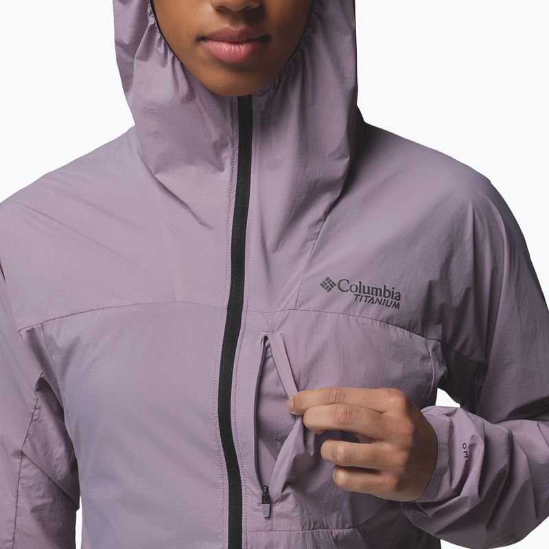 Women's wind jacket Columbia Khyex Pro Wind shale purple 10