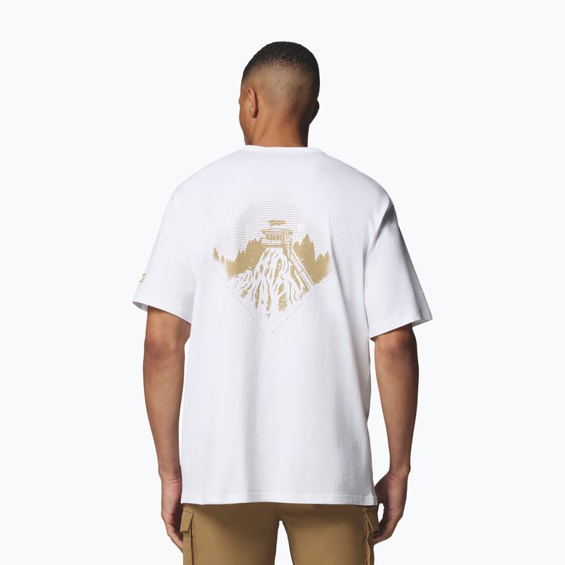 Men's T-shirt Columbia CSC Heavyweight Back Graphic Tee white/heritage 3