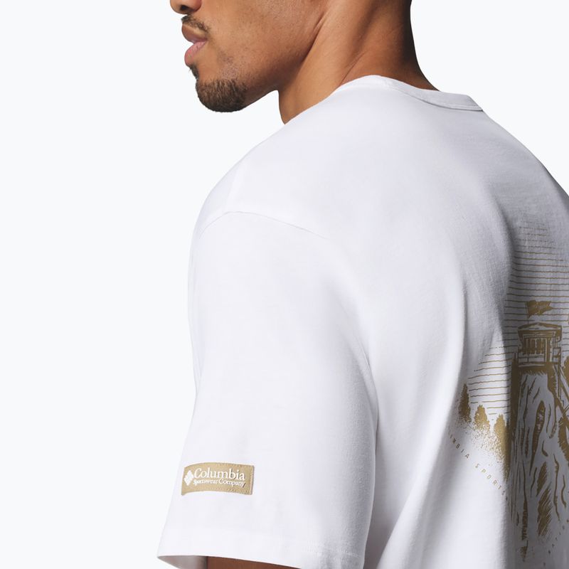 Men's T-shirt Columbia CSC Heavyweight Back Graphic Tee white/heritage 6