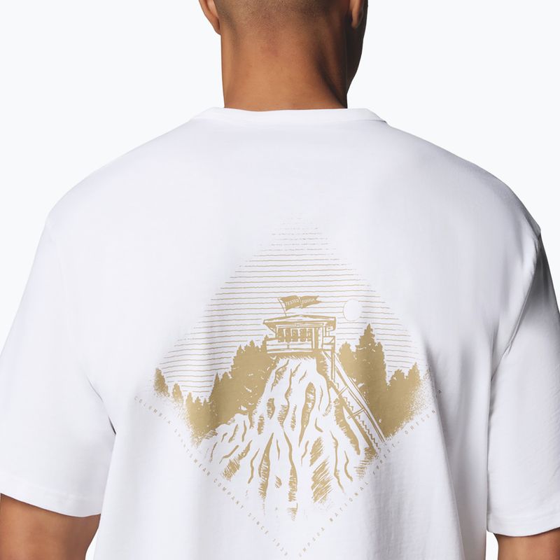 Men's T-shirt Columbia CSC Heavyweight Back Graphic Tee white/heritage 7