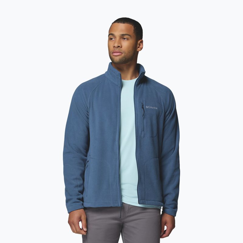 Men's fleece sweatshirt Columbia Fast Trek II dark mountain 4