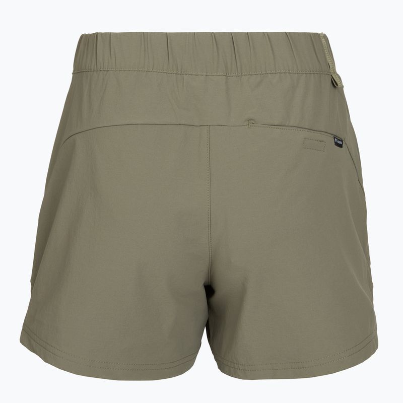 Women's trekking shorts Columbia Shale Ridge stone green 9