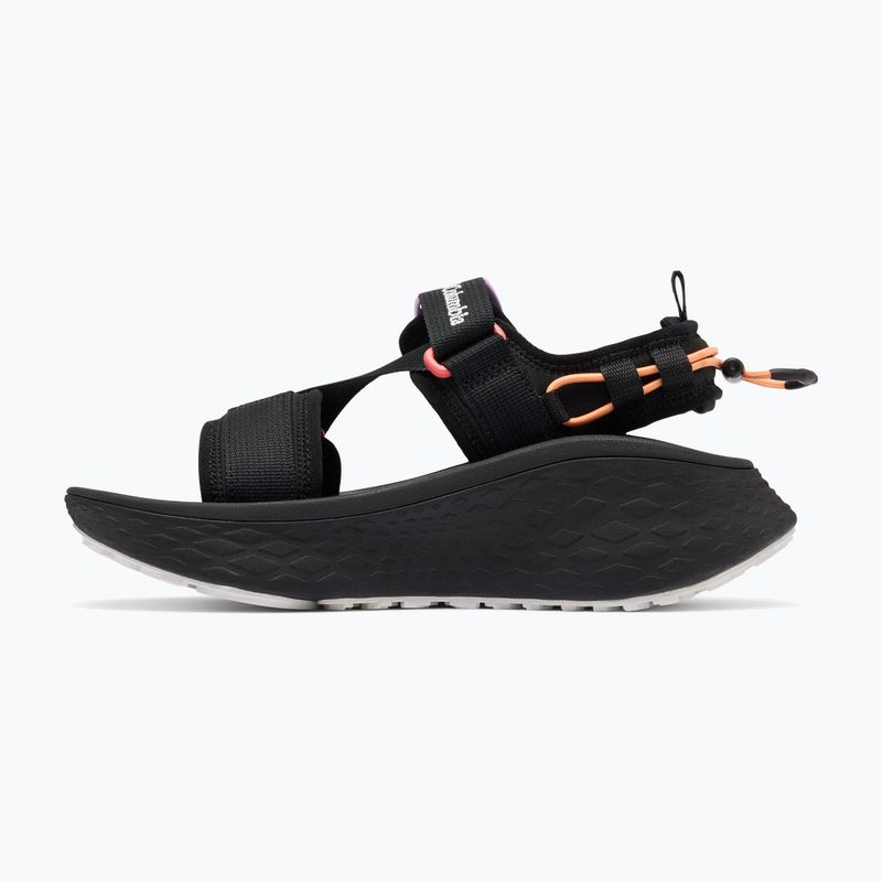 Women's sandals Columbia Konos Elevate black/hydrangea 3