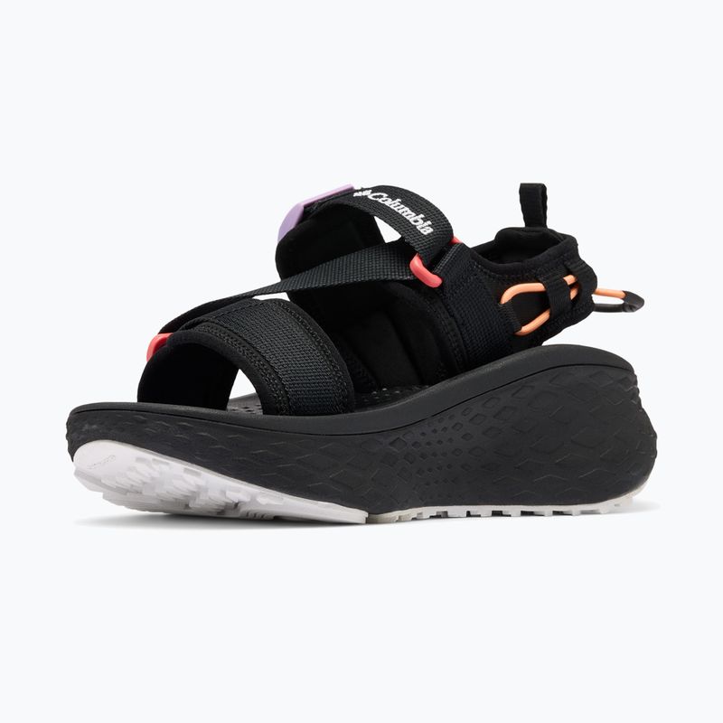 Women's sandals Columbia Konos Elevate black/hydrangea 4