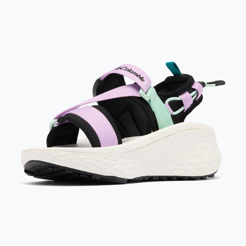 Women's sandals Columbia Konos Elevate Strap black/sea ice 4