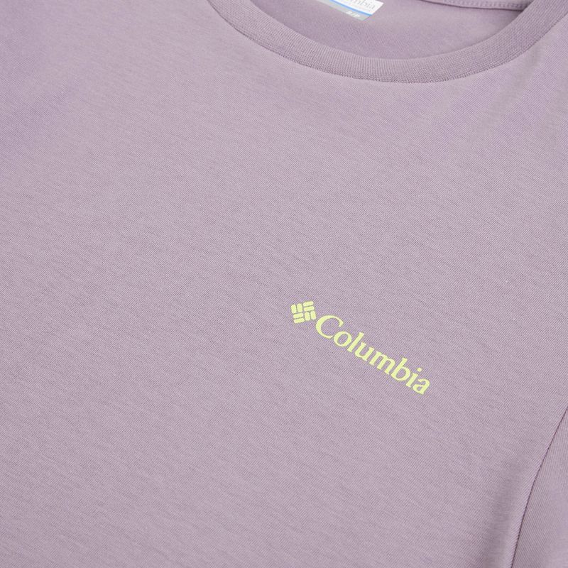 Men's T-shirt Columbia CSC Basic Logo Back Tee shale purple/linework c badge 3