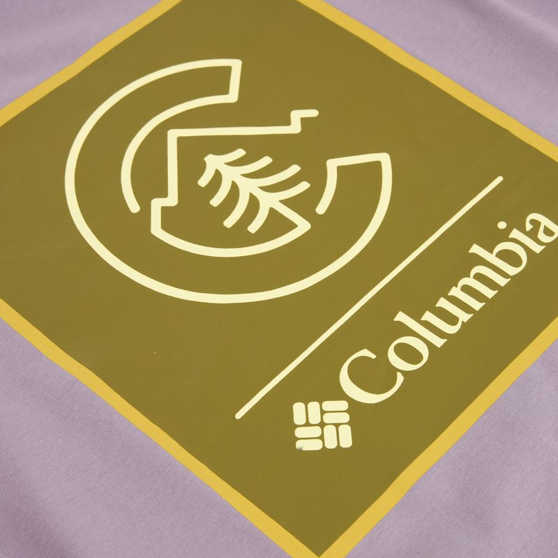 Men's T-shirt Columbia CSC Basic Logo Back Tee shale purple/linework c badge 4