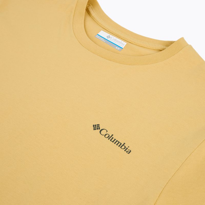 Men's T-shirt Columbia CSC Outdoor Back Graphic sand dune/scoped view 3